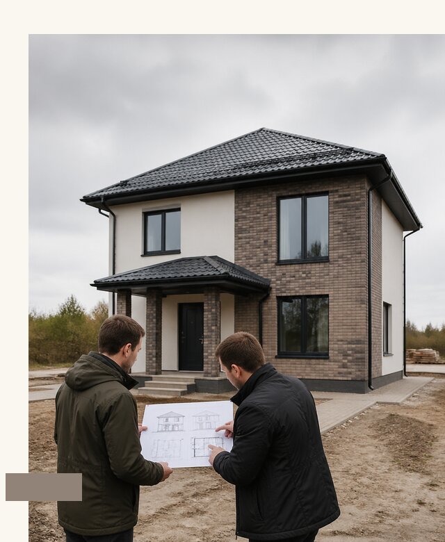 Двухэтажный дом 8 на 8 в Губахе от 46647 р для А3дПро-Гбх